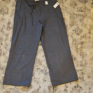 Abercrombie & Fitch Charcoal Wide Leg Pants